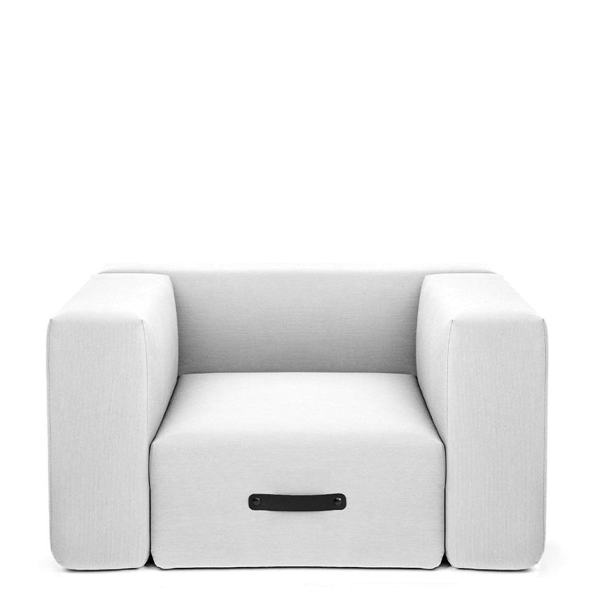 MIAMI • Outdoor Lounge Sessel • 64x123x92cm • 3 Farben • CONMOTO Conmoto Miami Lounge Sessel hellgrau 1 61119