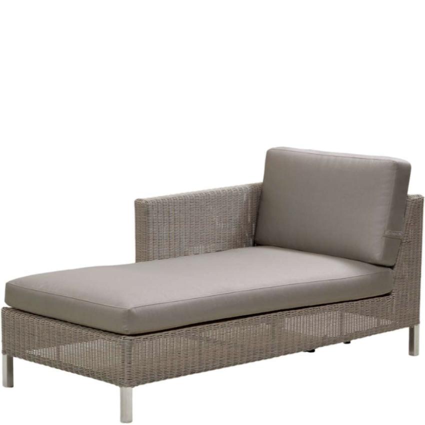 CONNECT • Outdoor Loungemodul Chaiselongue RECHTS • inkl.Polster • Cane-line CONNECT • Loungemodul Chaiselongue RECHTS • inkl.Polster • Cane-line 74085