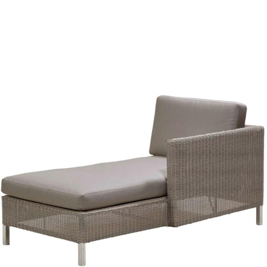 CONNECT • Outdoor Loungemodul Chaiselongue LINKS • inkl.Polster • Cane-line CONNECT • Outdoor Loungemodul Chaiselongue LINKS • inkl.Polster • Cane-line 74089