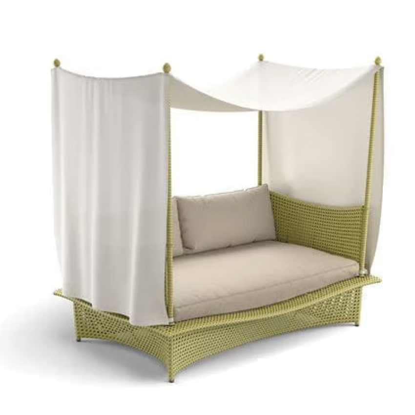 DAYDREAM • Daybed mit Dachbespannung • exkl.Polster • DEDON Daybed 83738