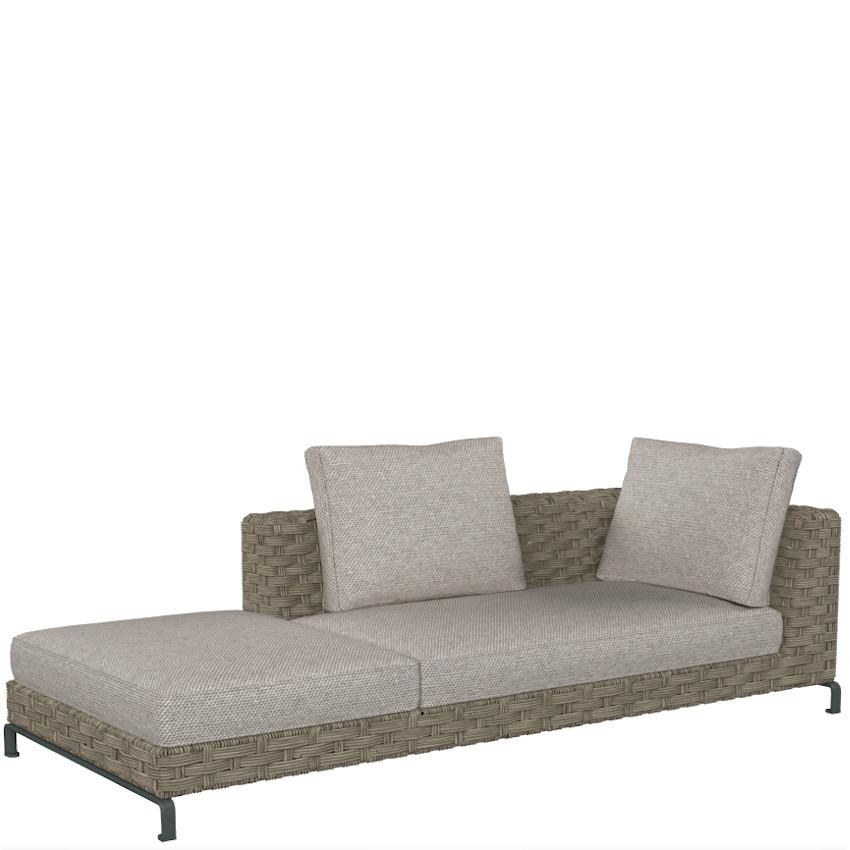 RAY OUTDOOR NATURAL • Loungemodul Chaise Longue • 235cm LINKS • B&B Italia RAY OUTDOOR NATURAL • Loungemodul Chaise Longue • 235cm LINKS • B&B Italia 57204