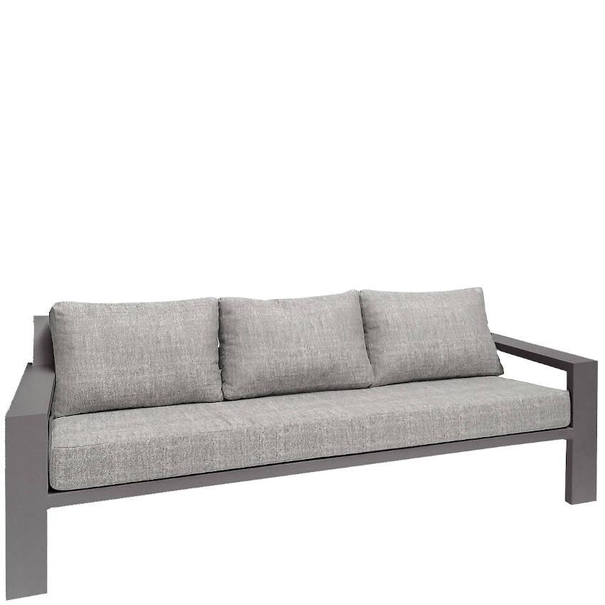 VIKING • Outdoor 3-Sitzer Sofa • Aluminium Anthrazit • BOREK VIKING • Outdoor 3-Sitzer Sofa • Aluminium Anthrazit • BOREK 59656