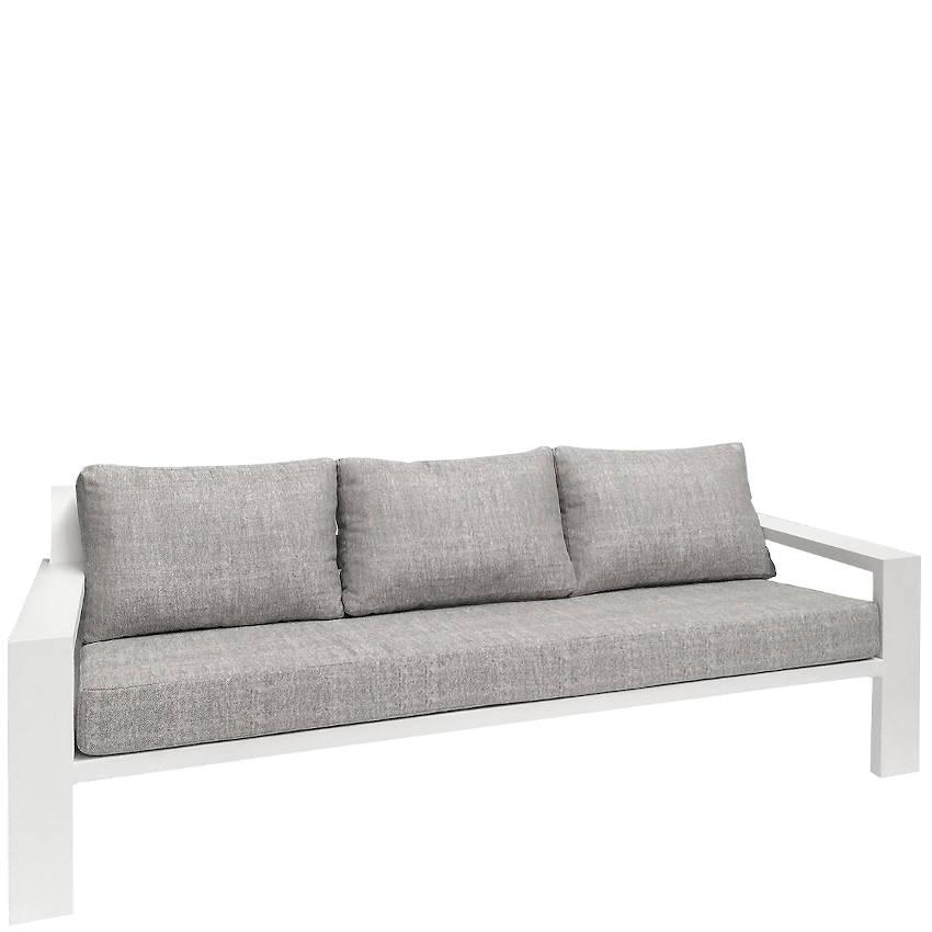VIKING • Outdoor 3-Sitzer Sofa • Aluminium Weiss • BOREK VIKING • Outdoor 3-Sitzer Sofa • Aluminium Weiss • BOREK 59660