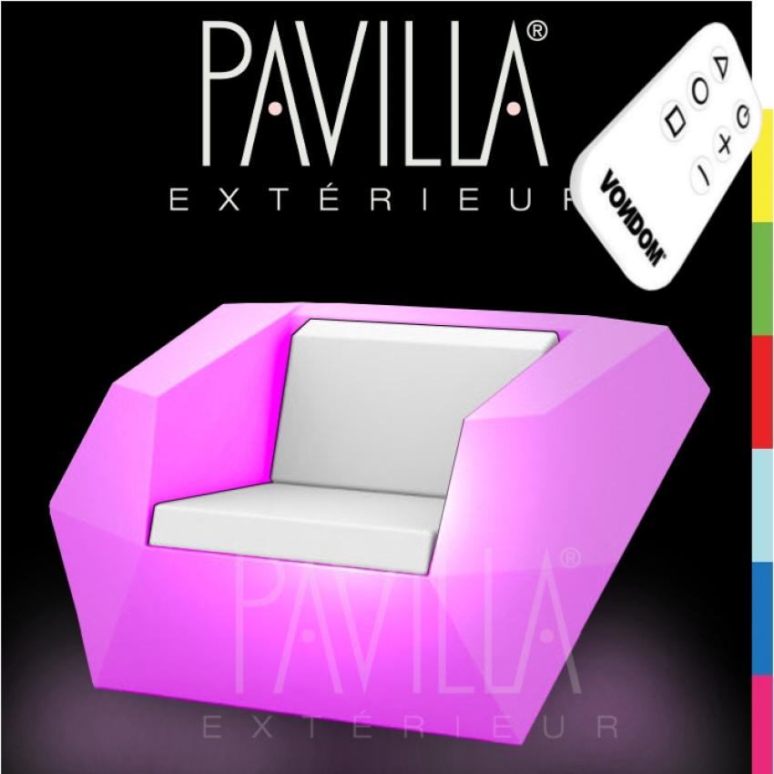 VONDOM FAZ • Lounge-Sessel • beleuchtet RGB LED • diverse Ausführungen VONDOM Lounge-Sessel FAZ • beleuchtet RGB LED 28426