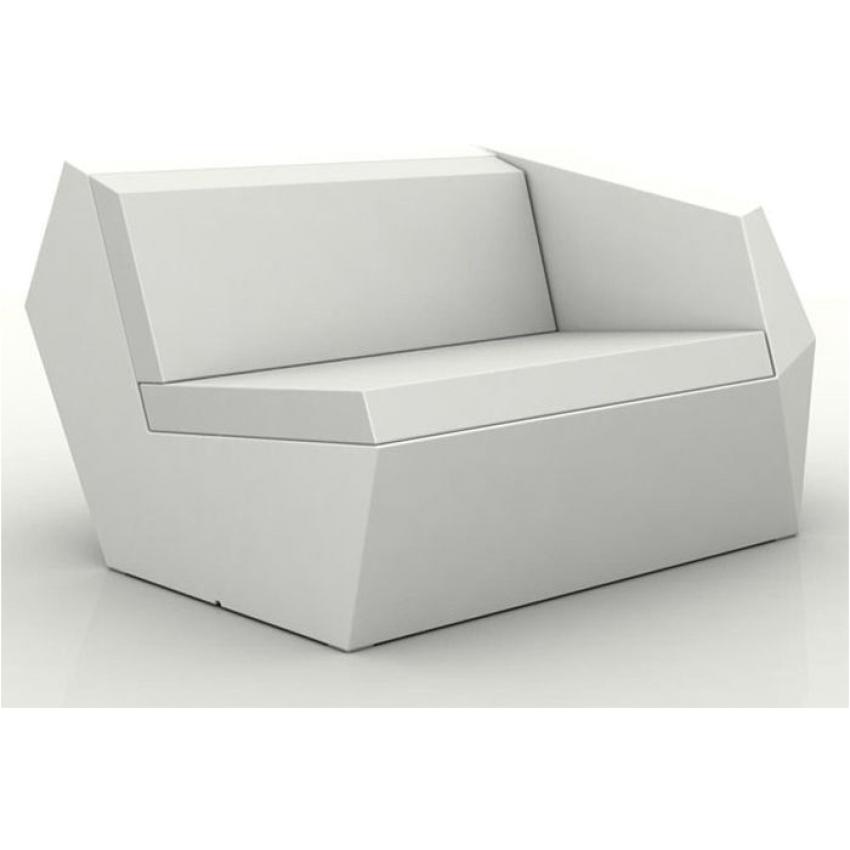 VONDOM FAZ • Lounge-Sofa links • Oberfläche Hochglanzlackiert in diversen Farben VONDOM Lounge-Sofa links FAZ 27993
