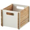 BOX • Aufbewahrungskasten • Teak / Aluminium Weiss • Cane-line BOX • Aufbewahrungskasten • Teak / Aluminium Weiss • Cane-line