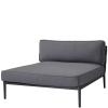 CONIC • Outdoor Loungemodul Daybed-Element • AirTouch® Grau • Cane-line-72205 CONIC • Outdoor Loungemodul Daybed-Element • AirTouch® Grau • Cane-line