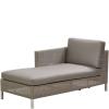 CONNECT • Loungemodul Chaiselongue RECHTS • inkl.Polster • Cane-line CONNECT • Loungemodul Chaiselongue RECHTS • inkl.Polster • Cane-line