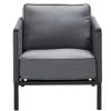 ENCORE • Outdoor Loungesessel &/ Loungechair • Lavagrau / Dunkelgrau • Cane-line-73214 ENCORE • Outdoor Loungesessel &/ Loungechair • Lavagrau / Dunkelgrau • Cane-line