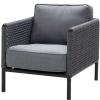ENCORE • Outdoor Loungesessel &/ Loungechair • Lavagrau / Dunkelgrau • Cane-line ENCORE • Outdoor Loungesessel &/ Loungechair • Lavagrau / Dunkelgrau • Cane-line