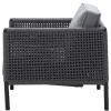 ENCORE • Outdoor Loungesessel &/ Loungechair • Lavagrau / Dunkelgrau • Cane-line-73216 ENCORE • Outdoor Loungesessel &/ Loungechair • Lavagrau / Dunkelgrau • Cane-line