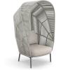 RILLY • Outdoor Loungesessel / Cocoon-Chair • Kunstfaser-Bespannung • Taupe • Polster exklusive • DEDON-64532 RILLY • Outdoor Loungesessel / Cocoon-Chair • Kunstfaser-Bespannung • Taupe • Polster exklusive • DEDON