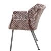 VIBE • Outdoor Loungechair / Loungesessel • Hellgrau/Bordeaux/Dusty Rose • Cane-line-72571 VIBE • Outdoor Loungechair / Loungesessel • Hellgrau/Bordeaux/Dusty Rose • Cane-line
