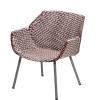 VIBE • Outdoor Loungechair / Loungesessel • Hellgrau/Bordeaux/Dusty Rose • Cane-line VIBE • Outdoor Loungechair / Loungesessel • Hellgrau/Bordeaux/Dusty Rose • Cane-line