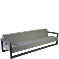 BERGEN • Outdoor 3-Sitzer Sofa • Aluminium • Outdoor-Fabric Polster • BOREK