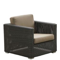 CHESTER • Outdoor Loungesessel / Loungechair Gestell • Polsterset exklusive • Graphit • Cane-line
