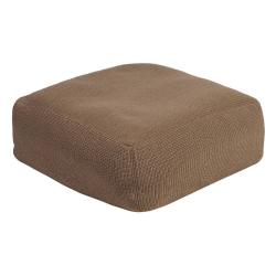 CROCHETTE • Outdoor Sitzsack 80×80cm • gehäkelte Ardenza Outdoor Faser • Farbe Sand • BOREK