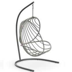 KIDA • Outdoor Hanging Loungechair / Loungesessel inkl.Ständer  • Ease Touch • exklusive Polster • DEDON