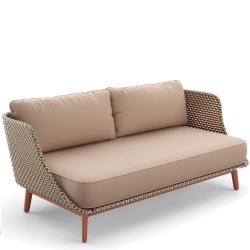 MBARQ • Outdoor 3-Sitzer Sofa • Geflecht in Chestnut, Pepper oder Baltic • Polster exklusive • DEDON