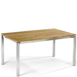 MODENA • Gartentisch / Esstisch • 130×80cm • div.Tischplatten • Fischer Möbel