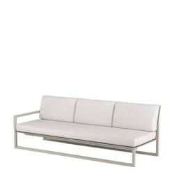 NINIX LOUNGE • Loungemodul 3-Sitzer Sofa • Armlehne RECHTS • inkl.Polster • div.Farben • ROYAL BOTANIA
