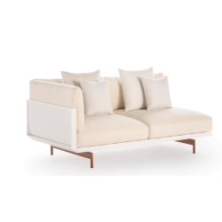 ONDE • Loungemodul 1 • 2-Sitzer LINKS • inkl.Polster • div.Farben • GANDIA BLASCO
