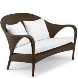TANGO • Outdoor 2-Sitzer Sofa • Bronze • Polster exklusive • DEDON