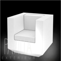 VONDOM VELA • Lounge-Sessel • beleuchtet weiß